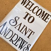 Welcome to St. Andrew_s sign