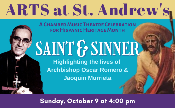 Arts at St. Andrew's presents Saint & Sinner
