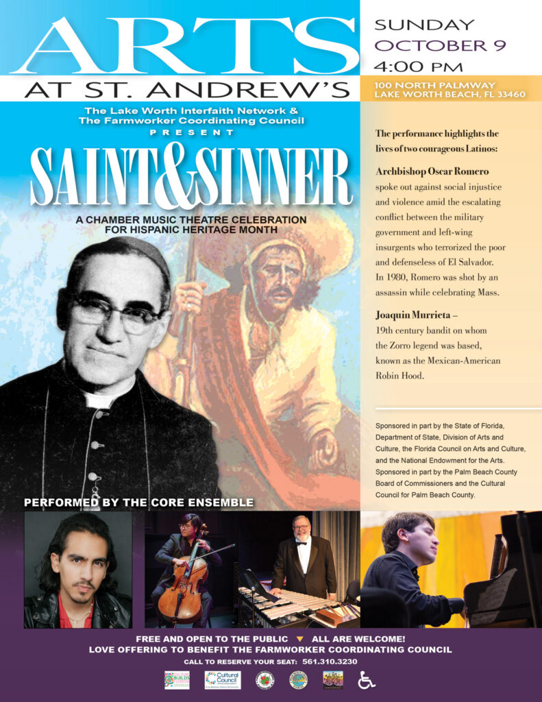 Saint&Sinner handbill