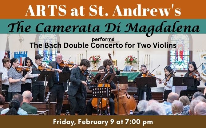 The Camerata Di Magdalena performs The Bach Double Concerto for Two Violins