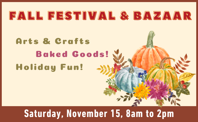 2025 Fall Festival and Bazaar