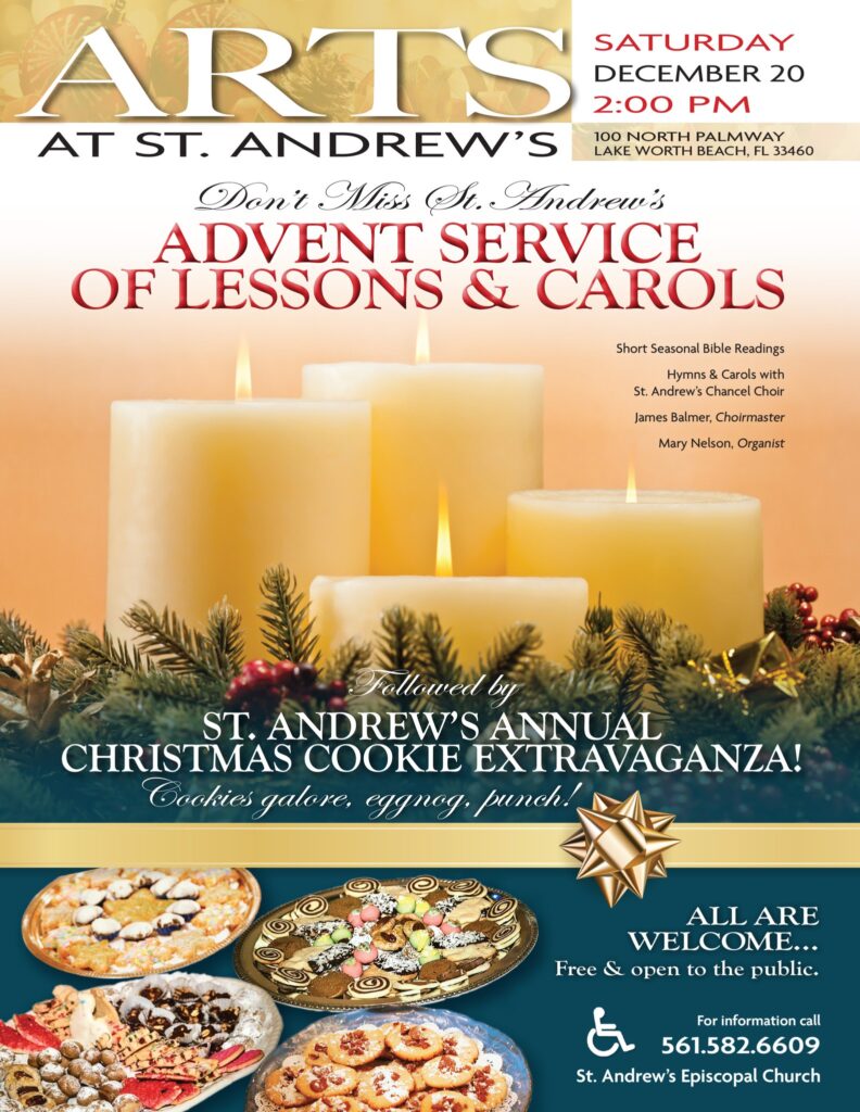 Advent Lessons and Carols flyer