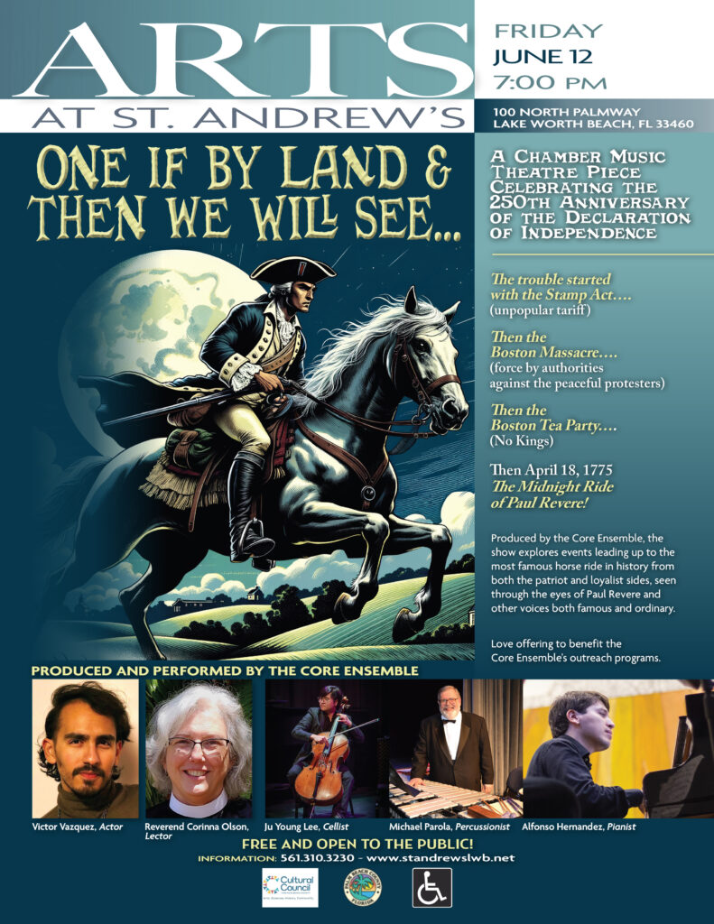 One if by Land & Then We Will See... Flyer